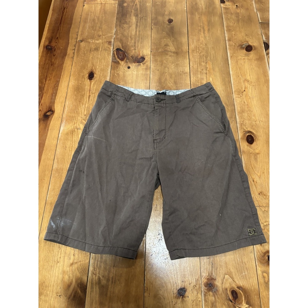 DC‎ Shoes Men's Chino Shorts Size 34 Brown Flat Front Skate Casual Walkshorts